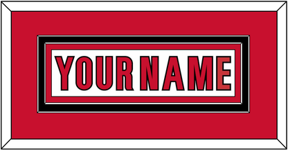 Carolina Nameplate - Road White (2019-2025) - Signature Tier 2