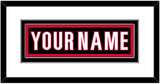 Carolina Nameplate - Home Black (2022-2023) - Double Mat 1