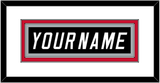 Carolina Nameplate - Alternate Black (2008-2017) - Double Mat 1