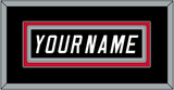 Carolina Nameplate - Alternate Black (2008-2017) - Double Mat 2