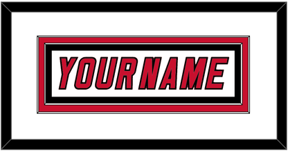 Carolina Nameplate - Home/Road White (2000-2007) - Signature Tier 1