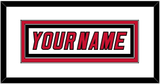 Carolina Nameplate - Home/Road White (2000-2007) - Double Mat 1