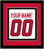 Carolina Nameplate & Number (Back) Combined - Home White (1997-2000) - Double Mat 2