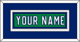 Carolina Nameplate - Heritage Green (2018-2023) - Double Mat 3