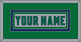 Carolina Nameplate - Reverse Retro Gray (2020-2021) - Double Mat 2