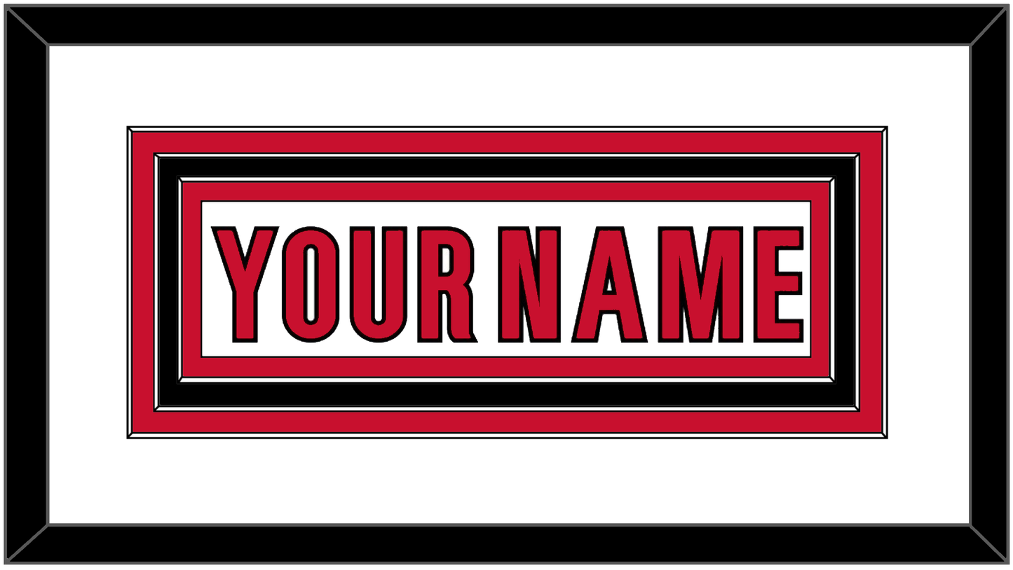 Carolina Nameplate - Road White (2019-2025) - Premier Tier 1