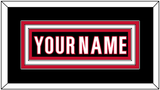 Carolina Nameplate - Home Black (2022-2023) - Triple Mat 1