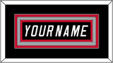 Carolina Nameplate - Alternate Black (2008-2017) - Triple Mat 1