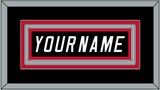 Carolina Nameplate - Alternate Black (2008-2017) - Triple Mat 1