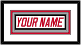Carolina Nameplate - Home White (1997-2000) - Triple Mat 2