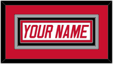 Carolina Nameplate - Home White (1997-2000) - Triple Mat 3