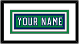 Carolina Nameplate - Heritage Green (2018-2023) - Triple Mat 1