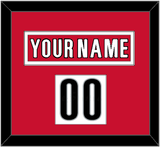 Carolina Nameplate & Number (Shoulder) - Road White (2013-2019) - Single Mat 1