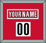 Carolina Nameplate & Number (Shoulder) - Road White (2013-2019) - Single Mat 1