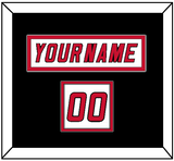Carolina Nameplate & Number (Shoulder) - Road White (2007-2013) - Double Mat 3