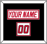 Carolina Nameplate & Number (Shoulder) - Home White (1997-2000) - Double Mat 3
