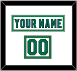 Carolina Nameplate & Number (Shoulder) - Heritage White - Double Mat 2