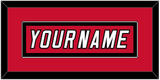 Carolina Nameplate - Alternate Red (2022-2023) - Single Mat 2
