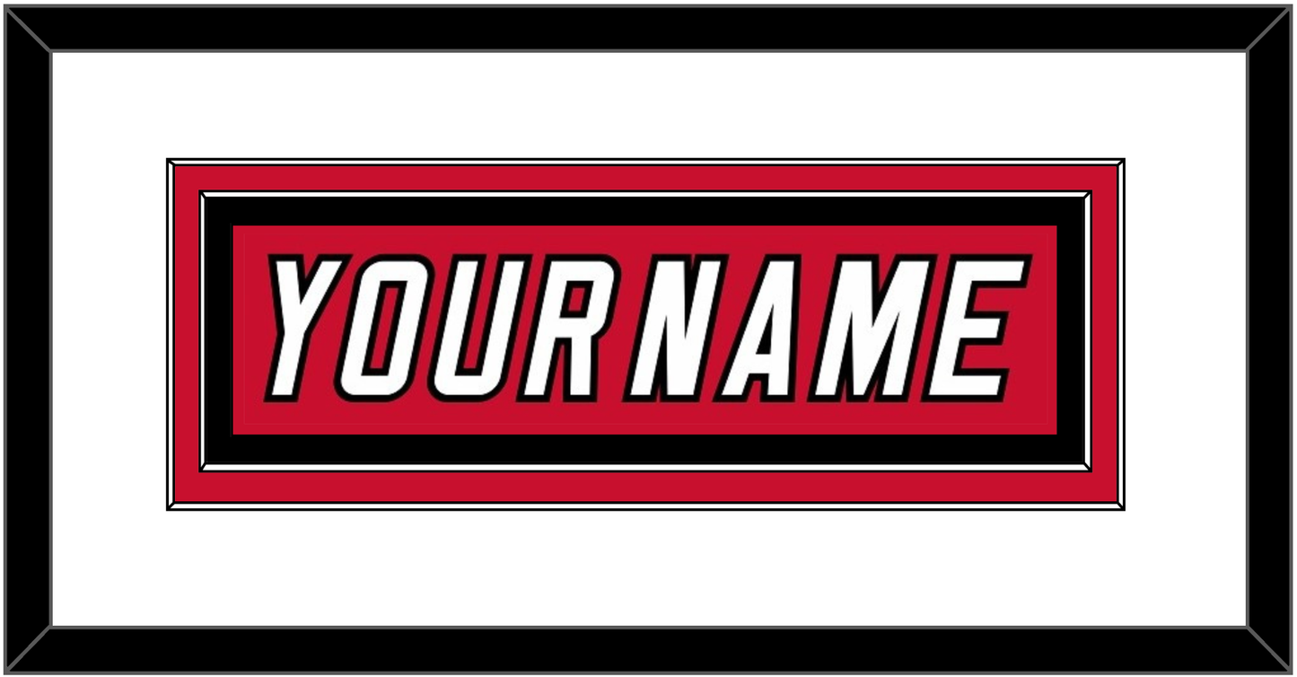Carolina Nameplate - Alternate Red (2022-2023) - Signature Tier 1