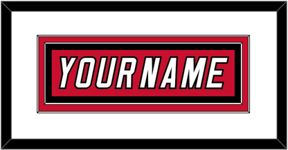 Carolina Nameplate - Alternate Red (2022-2023) - Signature Tier 1