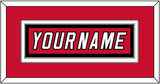 Carolina Nameplate - Road/Home Red (2000-2007) - Double Mat 2