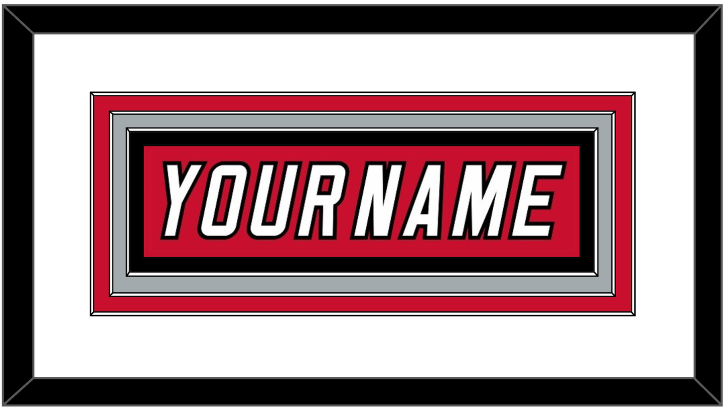 Carolina Nameplate - Alternate Red (2022-2023) - Premier Tier 1