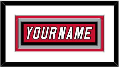 Carolina Nameplate - Alternate Red (2022-2023) - Premier Tier 1