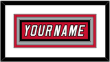 Carolina Nameplate - Alternate Red (2022-2023) - Triple Mat 1