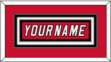 Carolina Nameplate - Road/Home Red (2000-2007) - Triple Mat 2