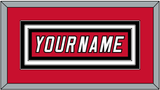 Carolina Nameplate - Road/Home Red (2000-2007) - Triple Mat 2