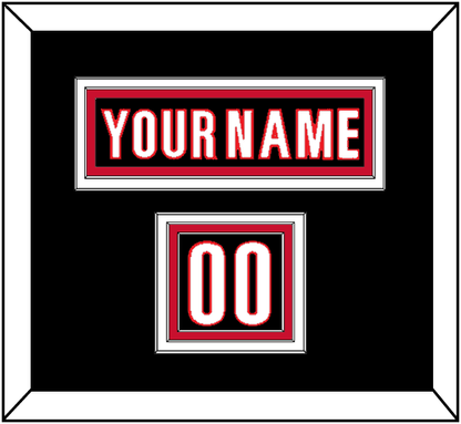 Carolina Nameplate & Number (Shoulder) - Home Black (2022-2023) - Premier Tier 3