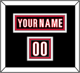 Carolina Nameplate & Number (Shoulder) - Home Black (2022-2023) - Triple Mat 3