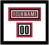 Carolina Nameplate & Number (Shoulder) - Road White (2013-2019) - Triple Mat 1