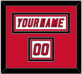 Carolina Nameplate & Number (Shoulder) - Home/Road White (2000-2007) - Triple Mat 2