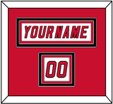 Carolina Nameplate & Number (Shoulder) - Home/Road White (2000-2007) - Triple Mat 2