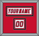Carolina Nameplate & Number (Shoulder) - Home/Road White (2000-2007) - Triple Mat 2
