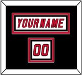 Carolina Nameplate & Number (Shoulder) - Home/Road White (2000-2007) - Triple Mat 3