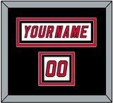 Carolina Nameplate & Number (Shoulder) - Home/Road White (2000-2007) - Triple Mat 3
