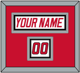 Carolina Nameplate & Number (Shoulder) - Home White (1997-2000) - Triple Mat 2