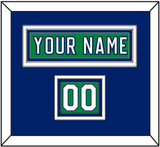 Carolina Nameplate & Number (Shoulder) - Heritage Green (2018-2023) - Triple Mat 3