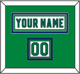 Carolina Nameplate & Number (Shoulder) - Heritage White - Triple Mat 2