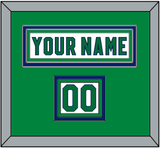 Carolina Nameplate & Number (Shoulder) - Heritage White - Triple Mat 2