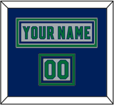 Carolina Nameplate & Number (Shoulder) - Reverse Retro Gray (2020-2021) - Triple Mat 3
