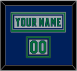 Carolina Nameplate & Number (Shoulder) - Reverse Retro Gray (2020-2021) - Triple Mat 3