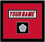 Carolina Nameplate & 2006 Stanley Cup Champions Patch - Road White Jersey (2000-2007) - Single Mat 2