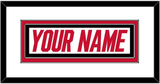Carolina Nameplate - Road White - Double Mat 1