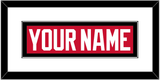 Chicago Nameplate - Home Red (2007-2017) - Single Mat 1