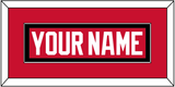 Chicago Nameplate - Home Red (2007-2017) - Single Mat 2