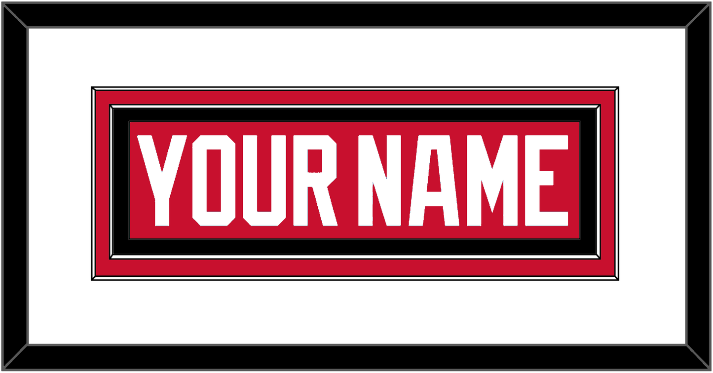 Chicago Nameplate - Road Red (1977-1996) - Signature Tier 1