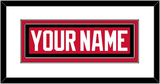 Chicago Nameplate - Home Red (2007-2017) - Double Mat 1
